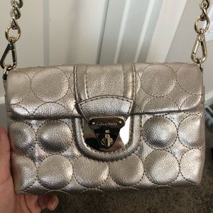 Metallic Gold Calvin Klein Crossbody